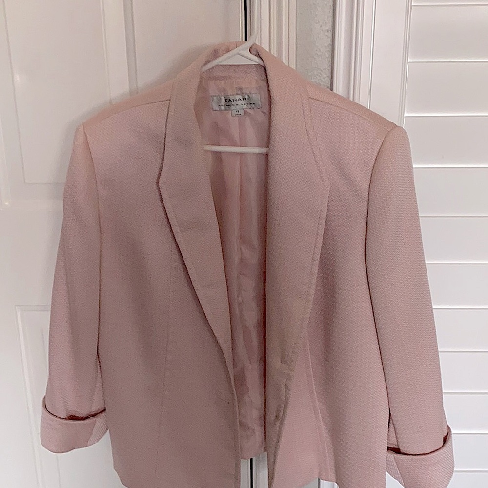 Pink Tahari, Arthur S. Levine, suit jacket